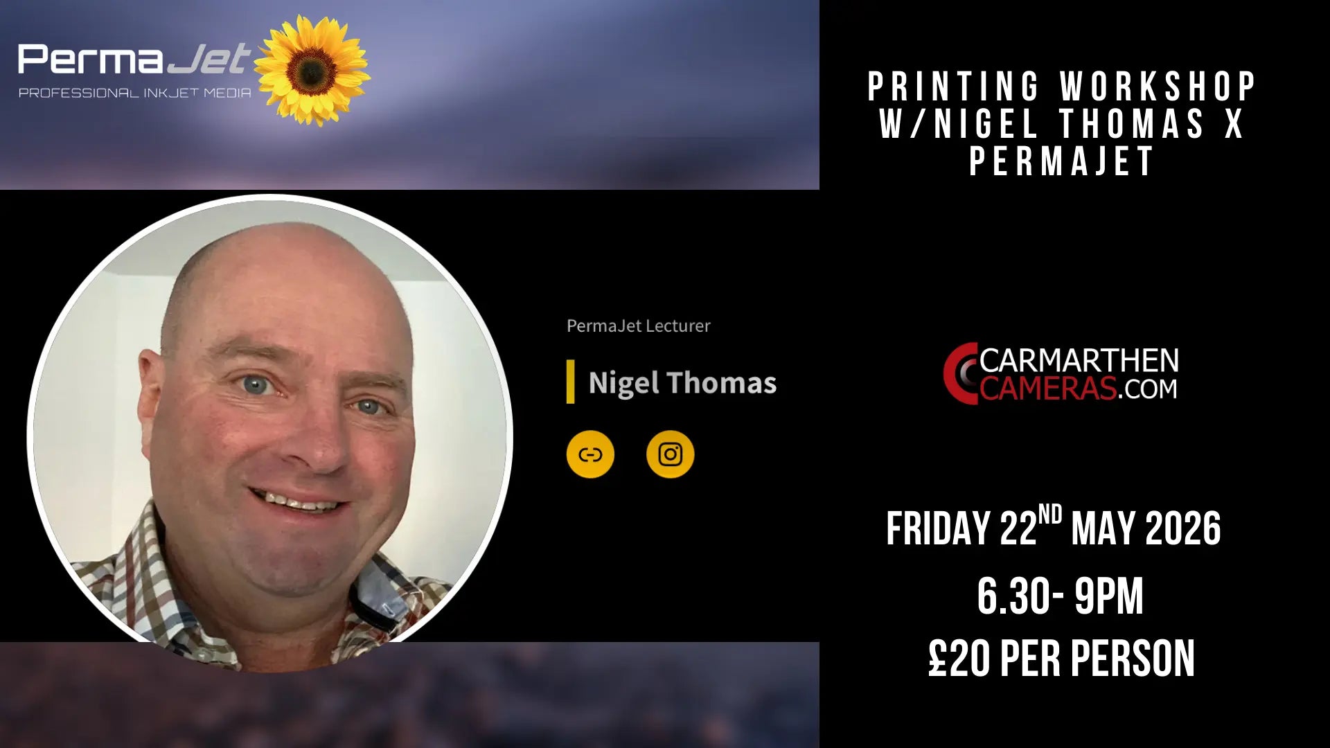 An Evening of Printing — with Nigel Thomas & PermaJet UK