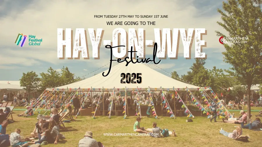 Carmarthen Cameras at the Hay-on-Wye Festival – Explore Premium Optics & Photography Gear