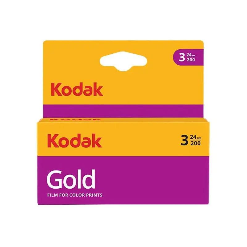 3 x Kodak Gold 200 Colour Film 135 - 24 Exposures front