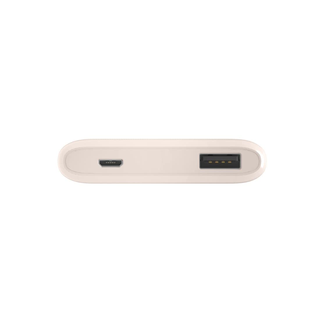 Hama SLIM 5HD 5000mAh Fast Charge Powerbank, 1x USB-A, LED Capacity Indicator, Light Pink