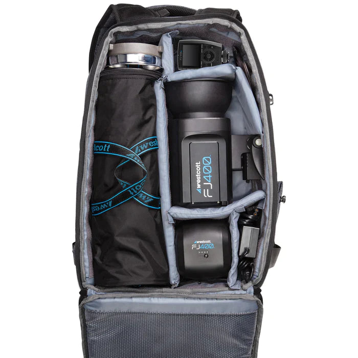 Westcott FJ400 Strobe 1-Light Backpack Kit with FJ-X3m Universal & Sony Wireless Trigger