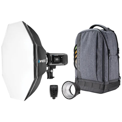 Westcott FJ400 II Strobe 1-Light Backpack Kit with FJ-X3 M Universal Wireless Trigger - (5712M)