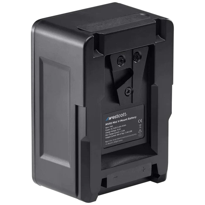 Westcott MV95 Mini V-Mount 14.8v Lithium-ion Battery (95Wh) & Charger Kit
