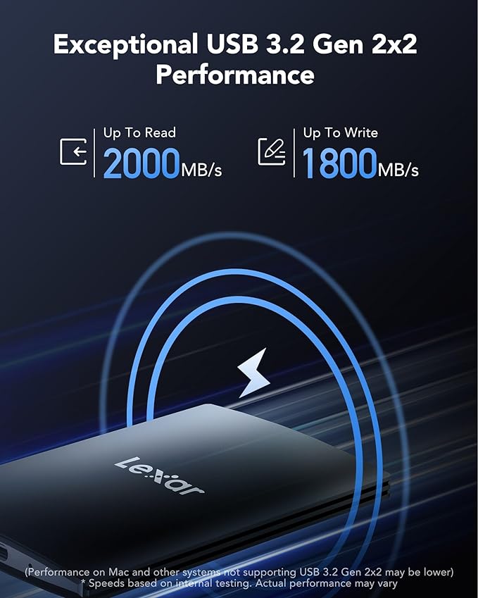 Lexar SL500 External SSD 2TB