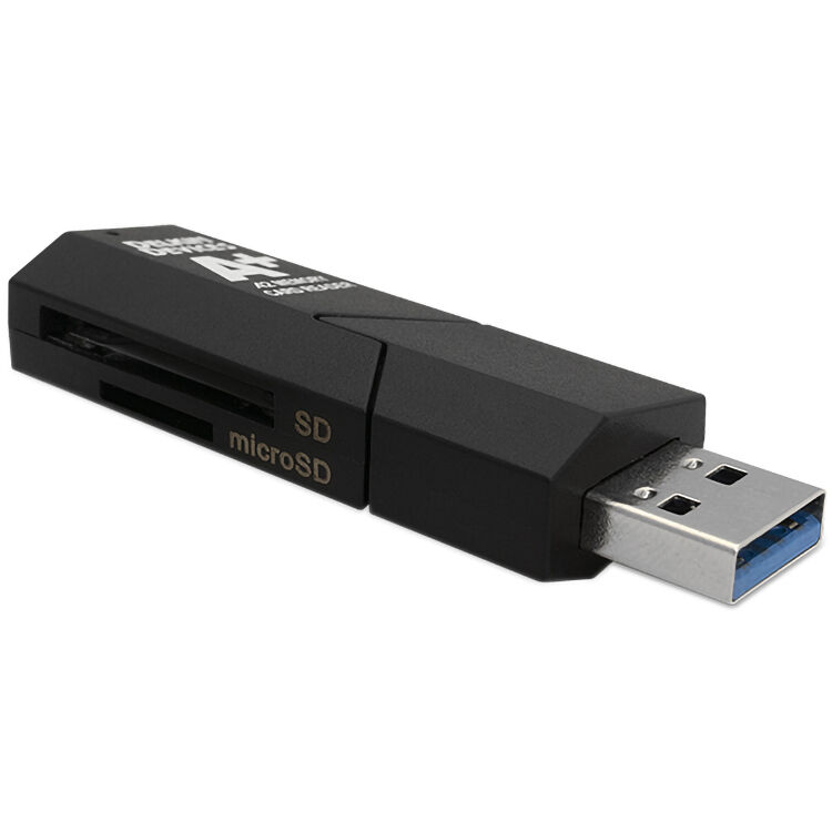 Delkin USB 3.1 SD and microSD Dual Slot Memory Card Reader
