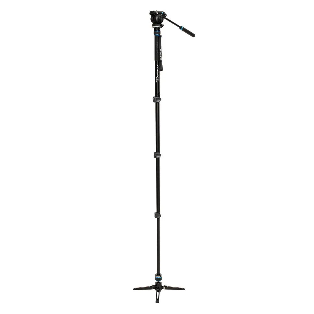 Benro MCT28AF Alu Connect Monopod Kit - Lever Leg Lock - 3 Leg Base - S2PRO Head front