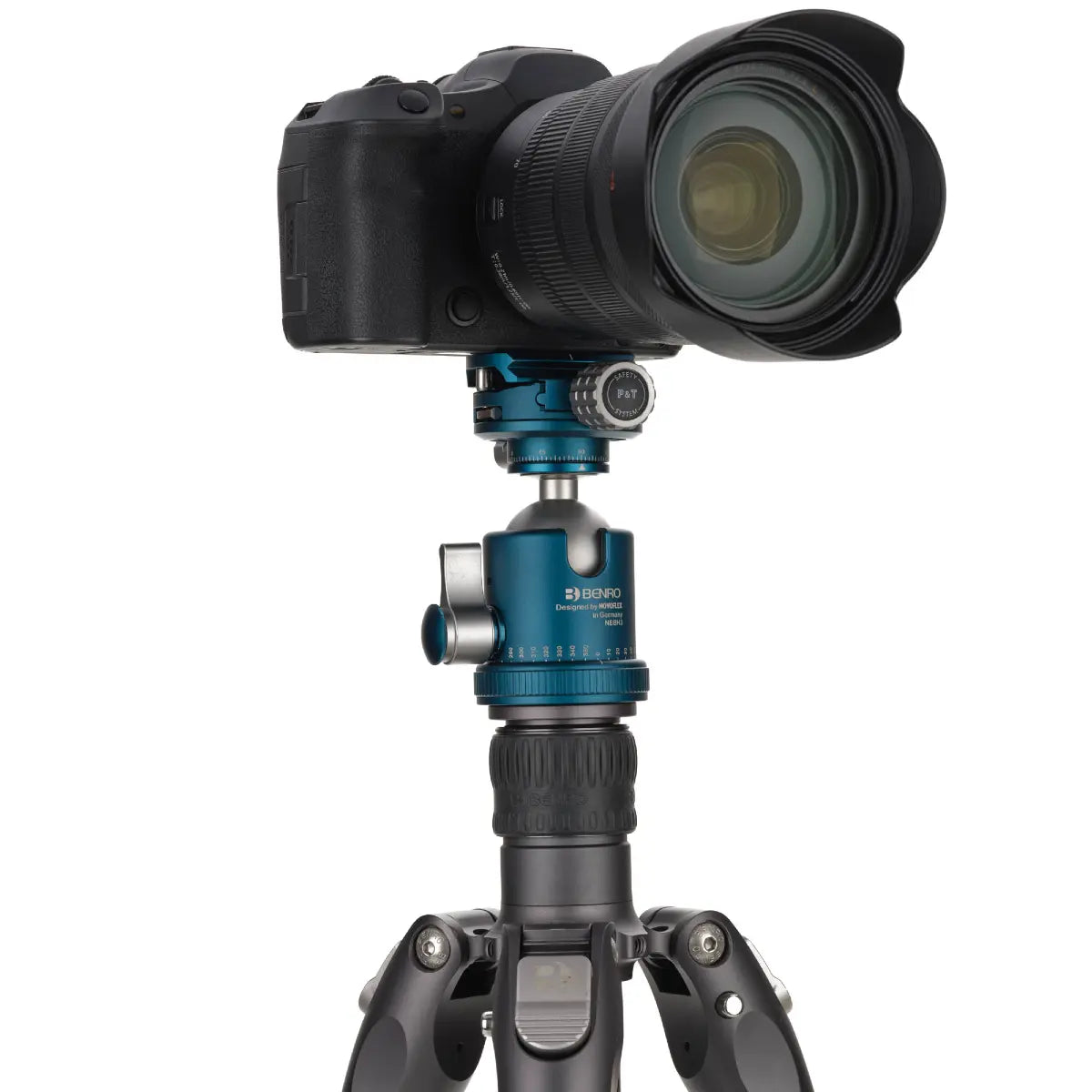 Benro NBBH3 by Novoflex Head Medium front ith camera attached