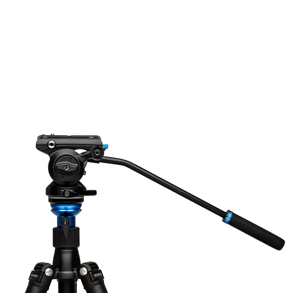 Benro S4 PRO Flat Base Fluid Video Tripod Head