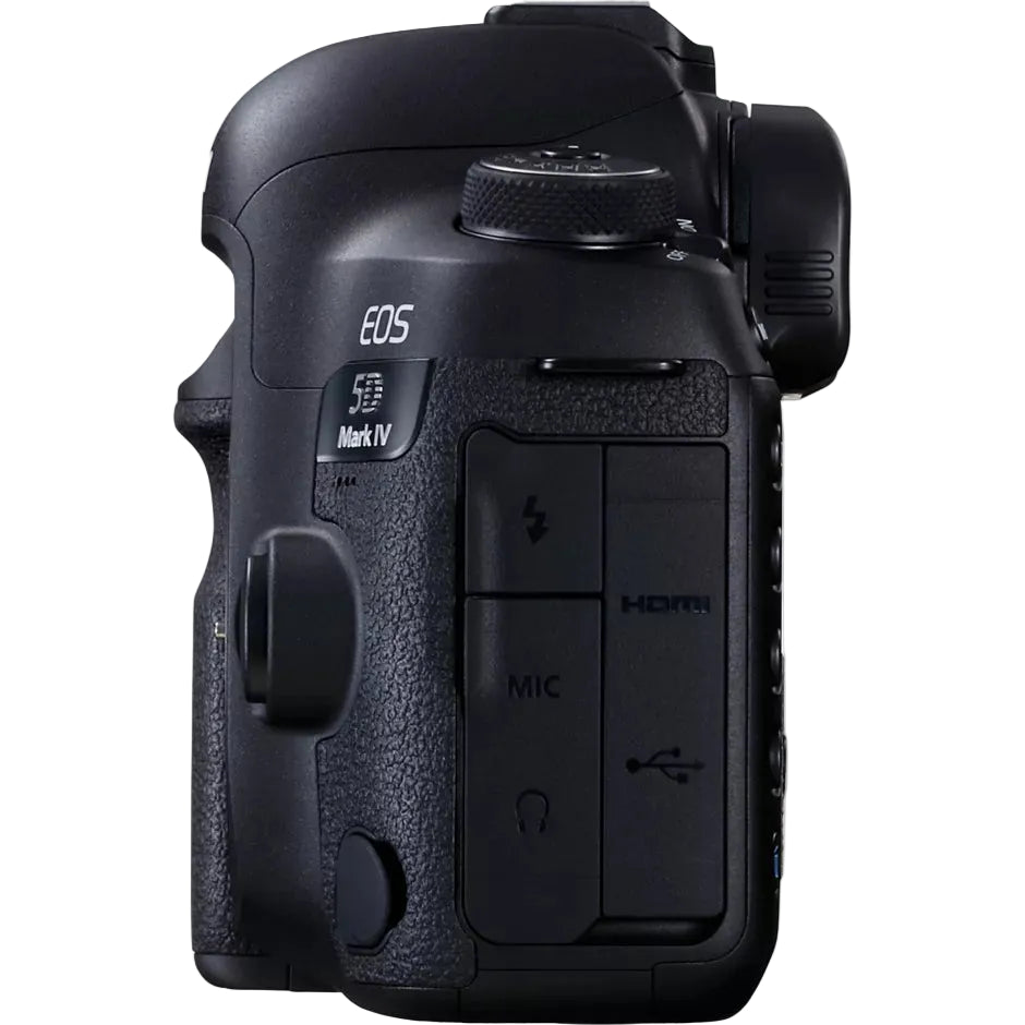 Canon EOS Mark IV camera body on a white background