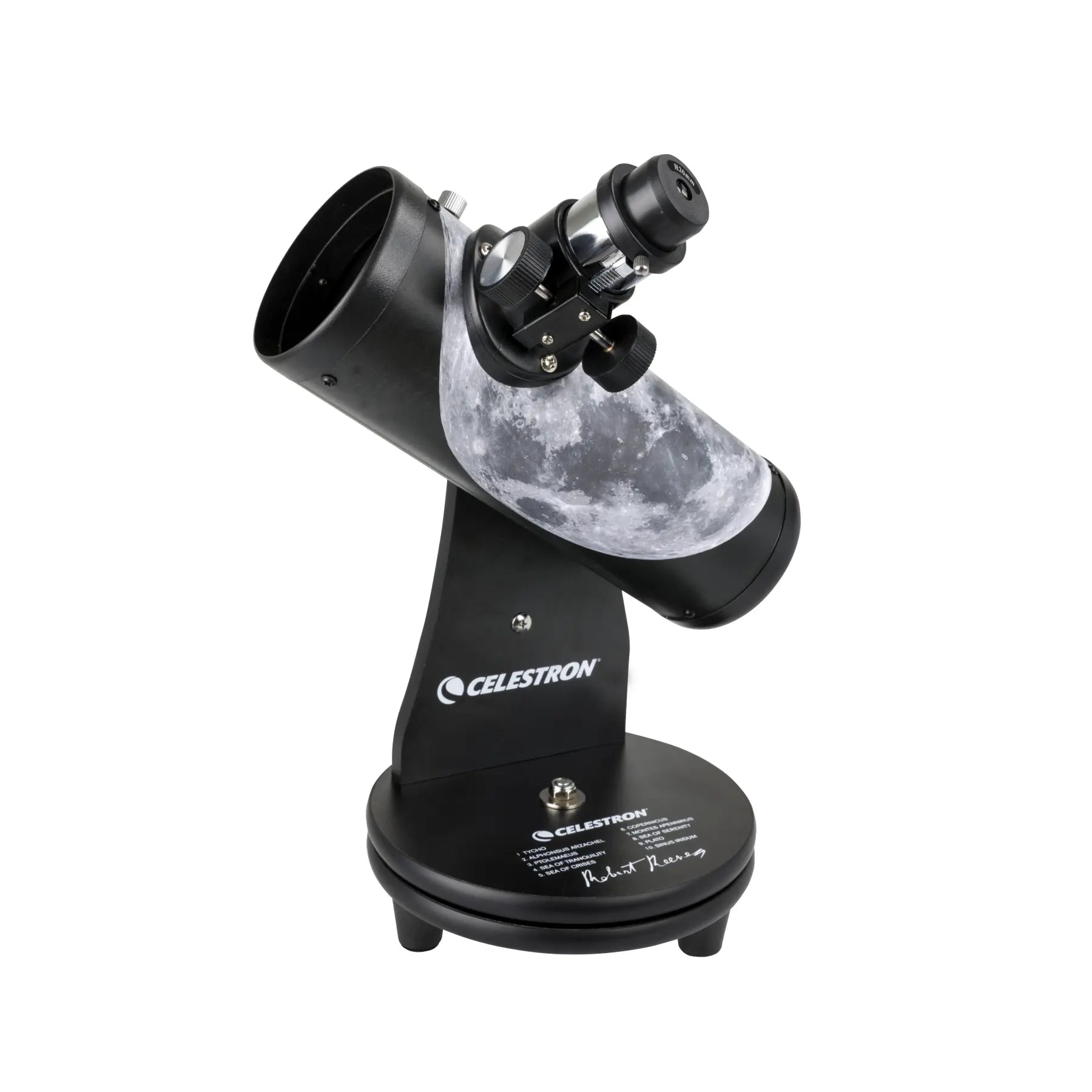 Celestron Signature Series Moon By Robert Reeves Moon Astronomical Telescope, Black (22016)