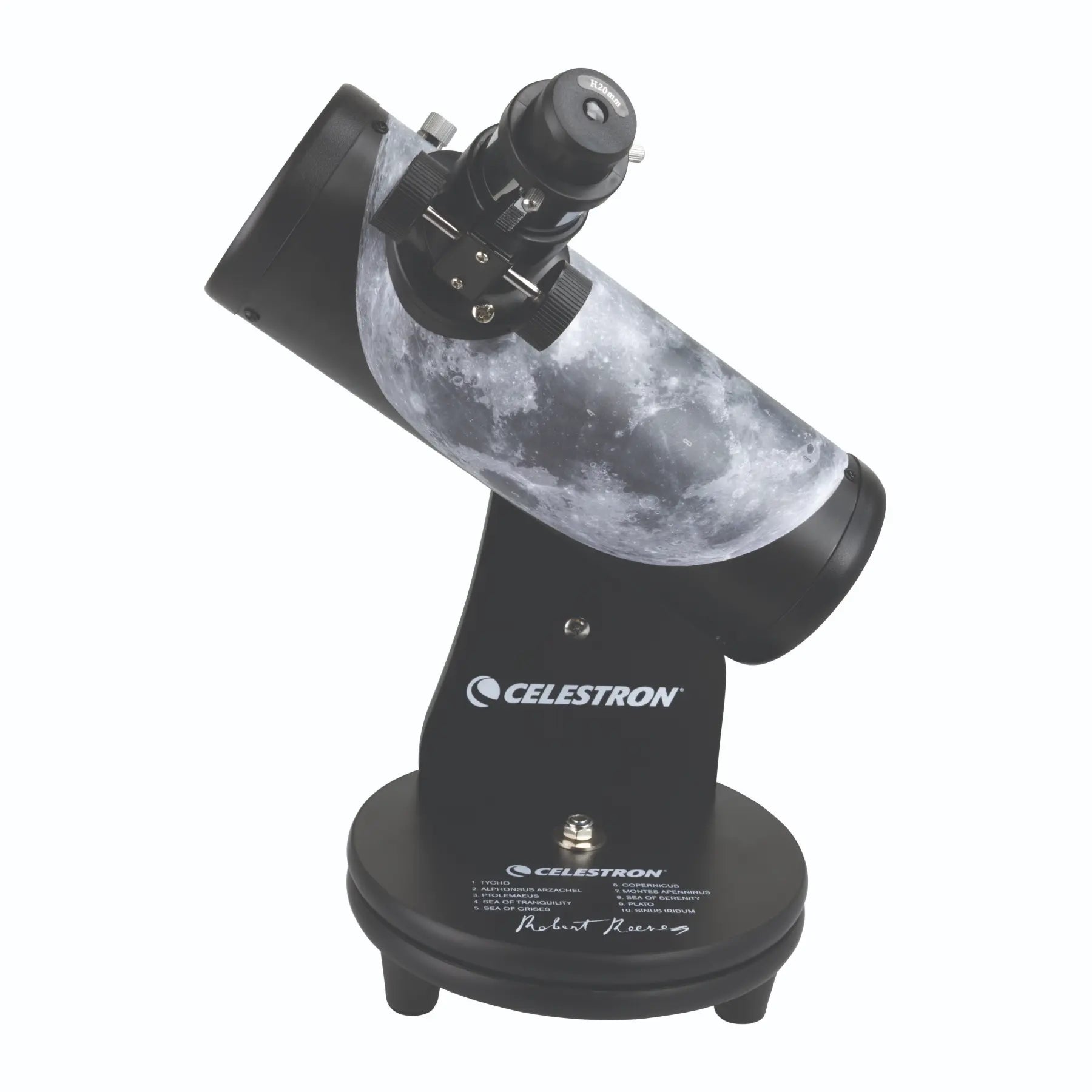 Celestron Signature Series Moon By Robert Reeves Moon Astronomical Telescope, Black (22016)