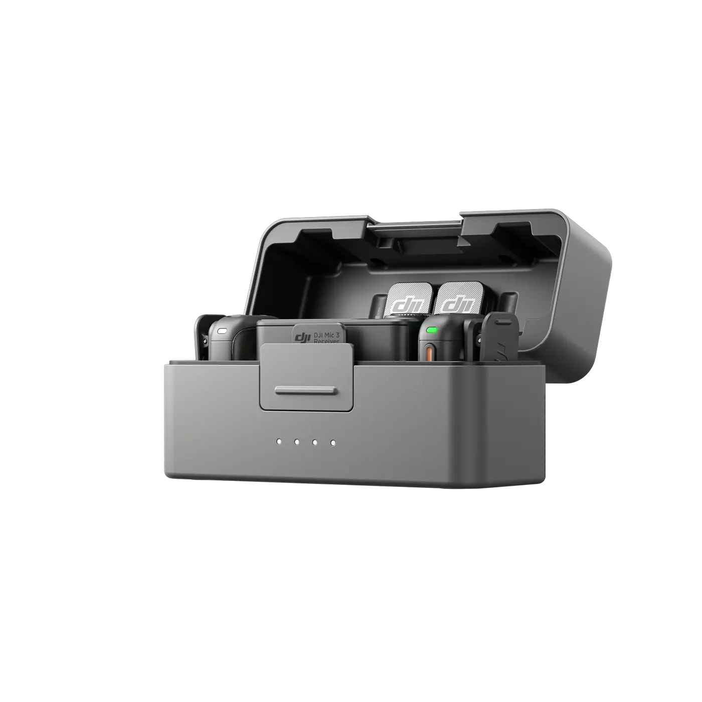 DJI Mic 3 (2 TX + 1 RX + Charging Case) front of case