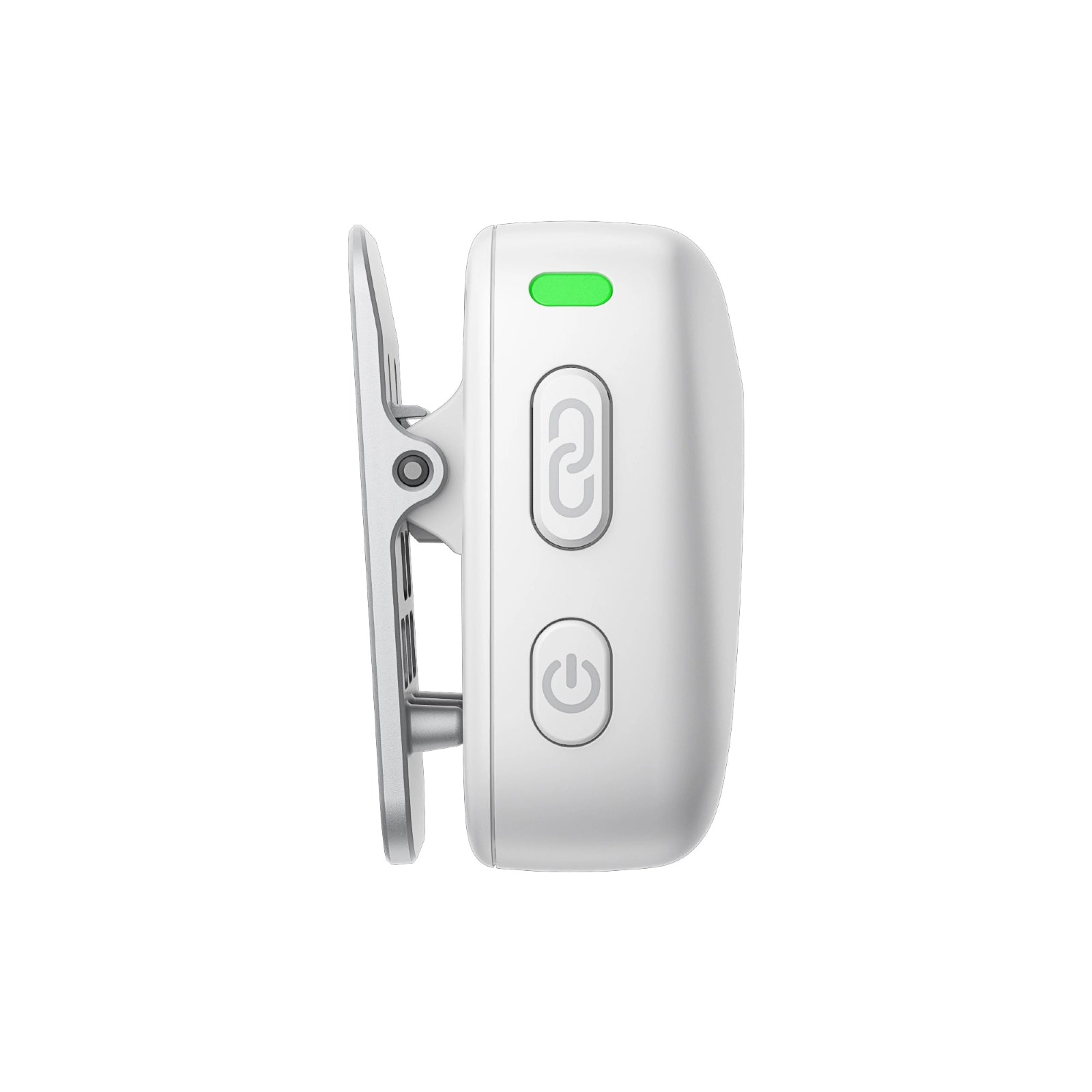 DJI Mic Mini Transmitter (White) side angle