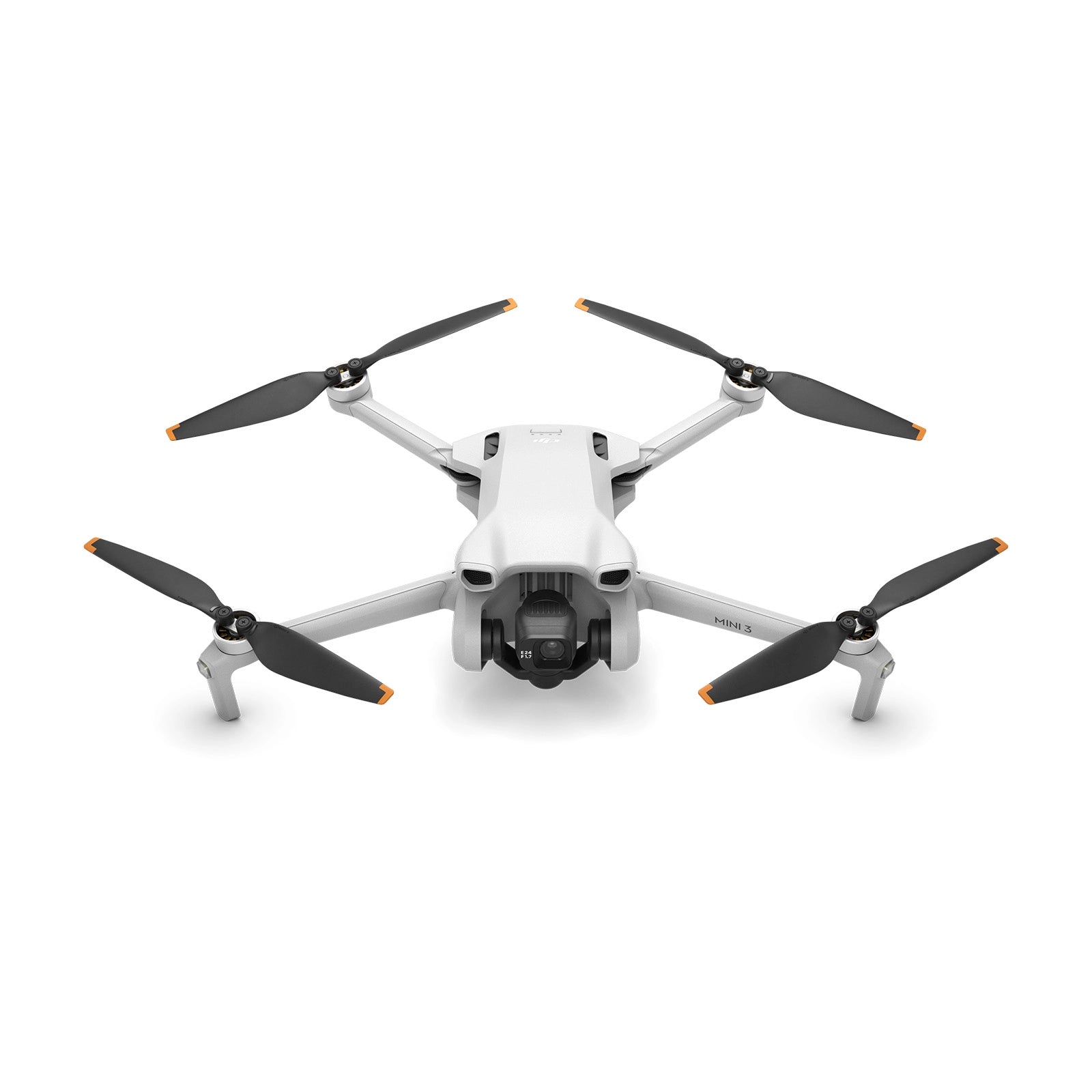 DJI Mini 3 with propellers extended front angle