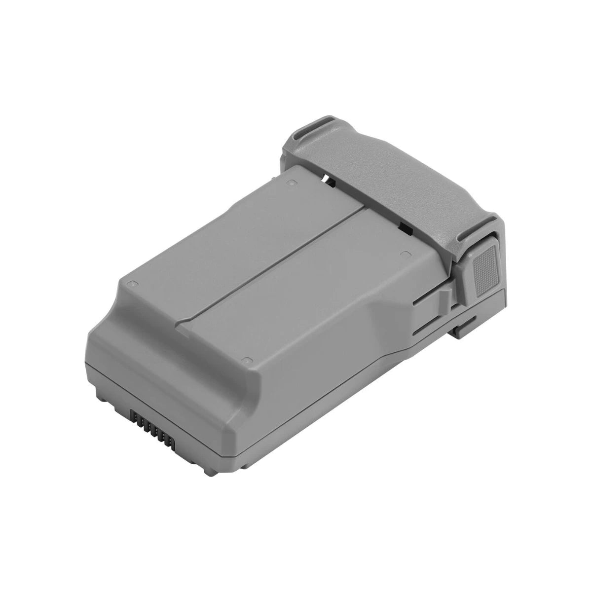 Gray battery pack on a white background
