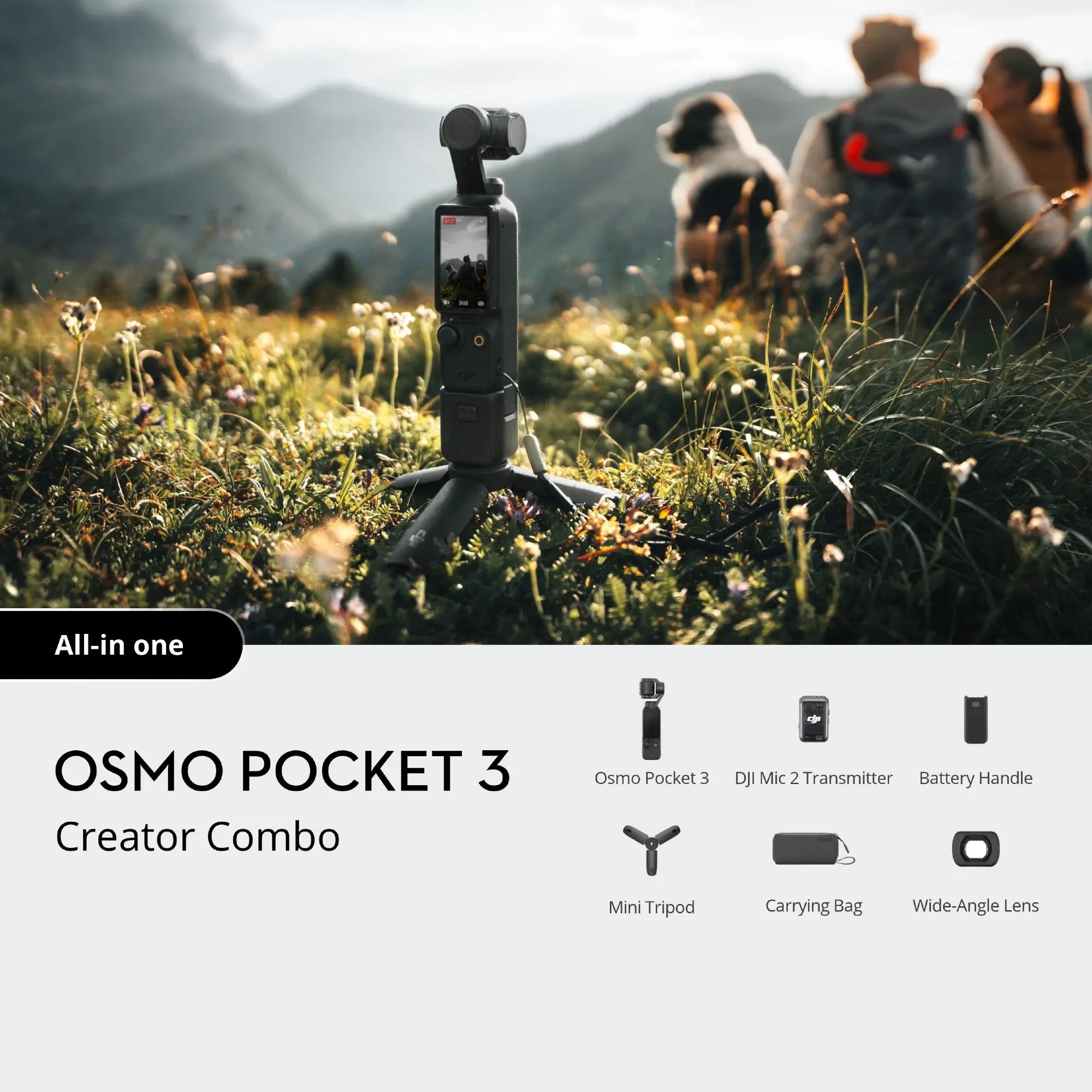 DJI Osmo Pocket 3 Creator Combo Video Camera