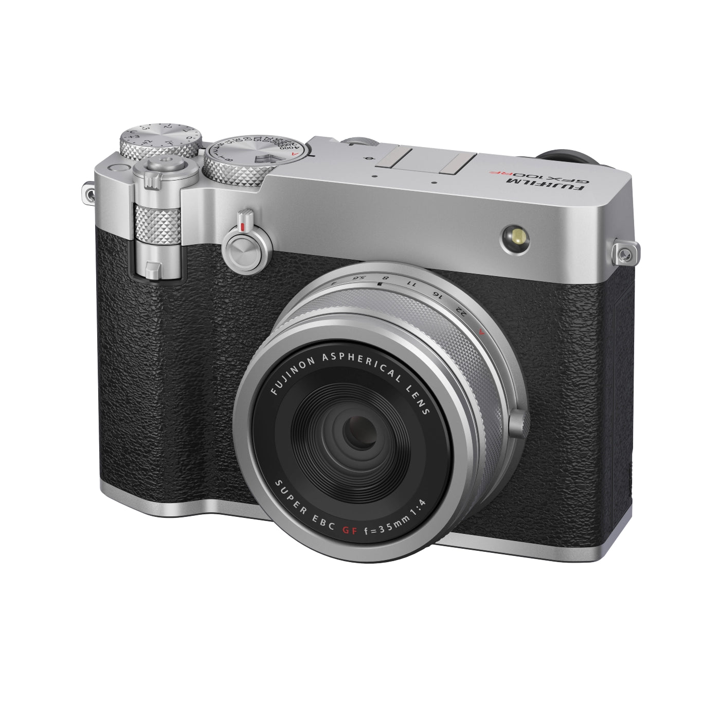 Fujifilm GFX 100 RF Fixed-Lens Medium Format Camera - Silver side