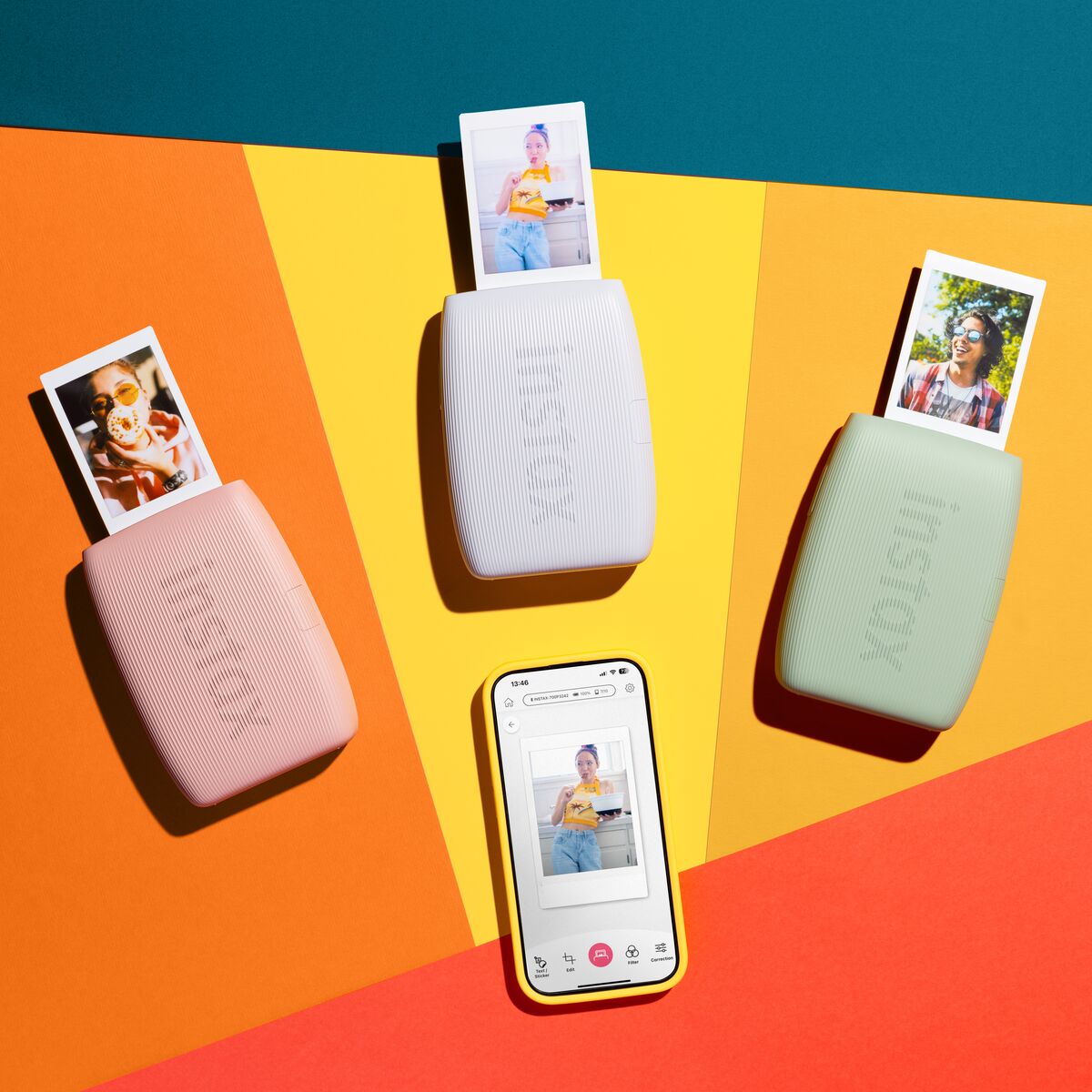 Fujifilm Instax Mini Link 3™ - Instant Photo Printer - Clay White