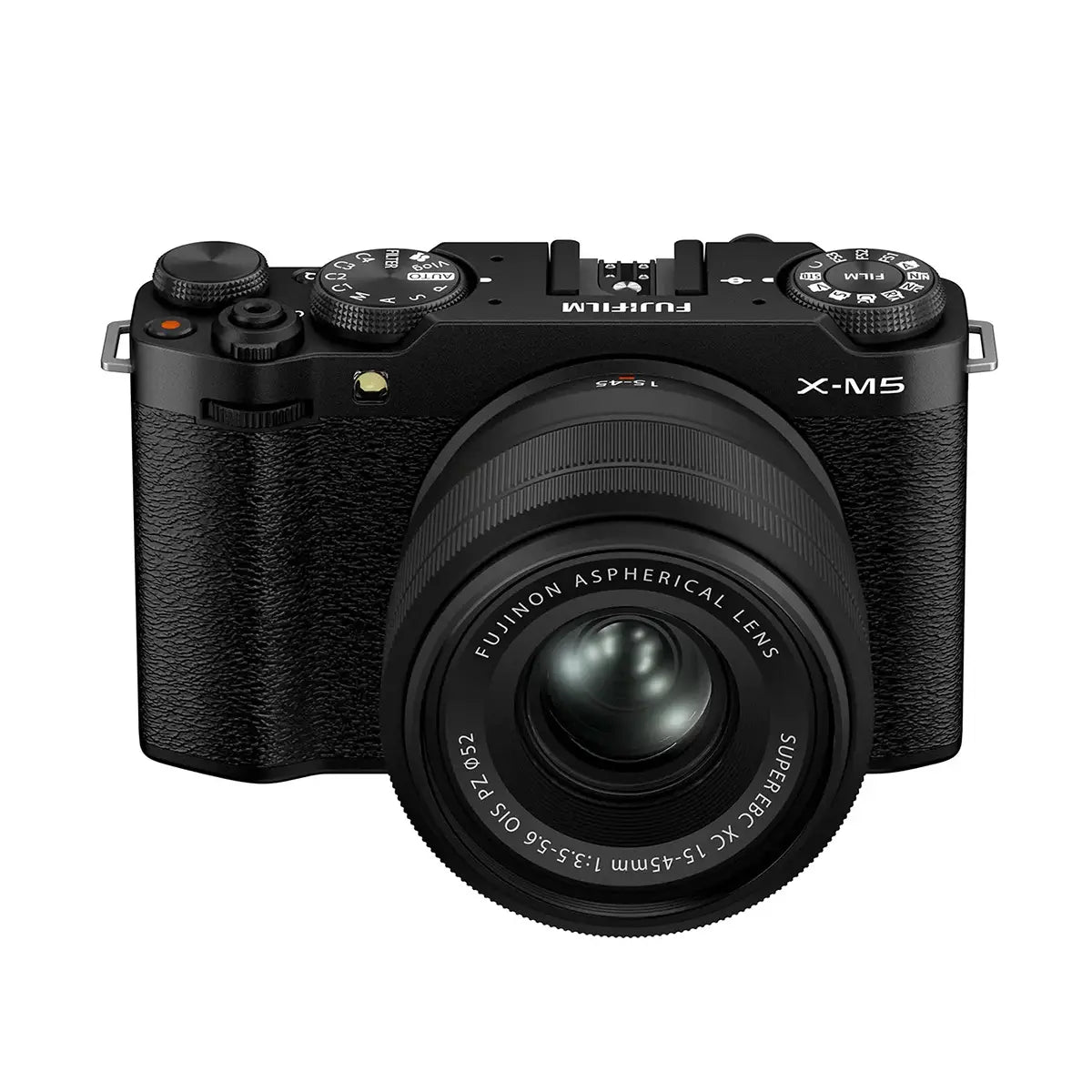 Fujifilm X-M5 with XC 15-45mm Lens - Black front top