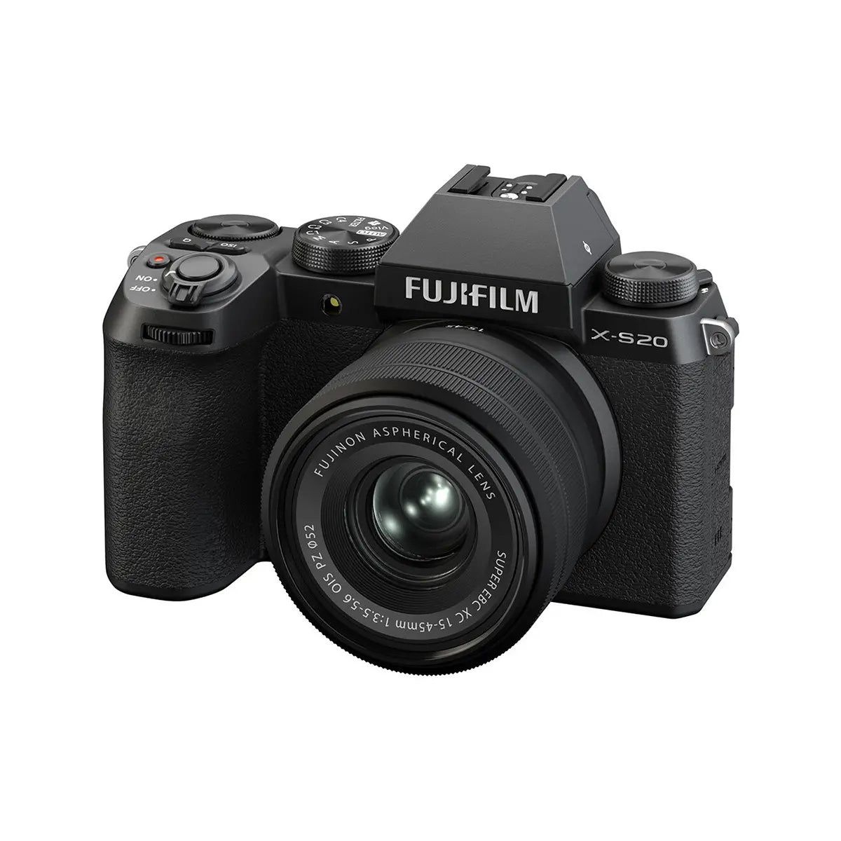 Fujifilm X-S20 Mirrorless Camera with XC 15-45mm Lens Vlogger Kit front side