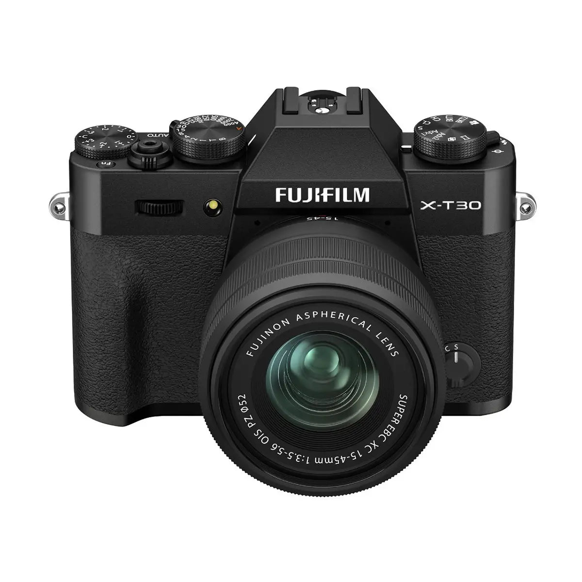 Fujifilm X-T30 II Mirrorless Camera Body & XC 15-45mm F3.5-5.6 OIS PZ Lens - Black top