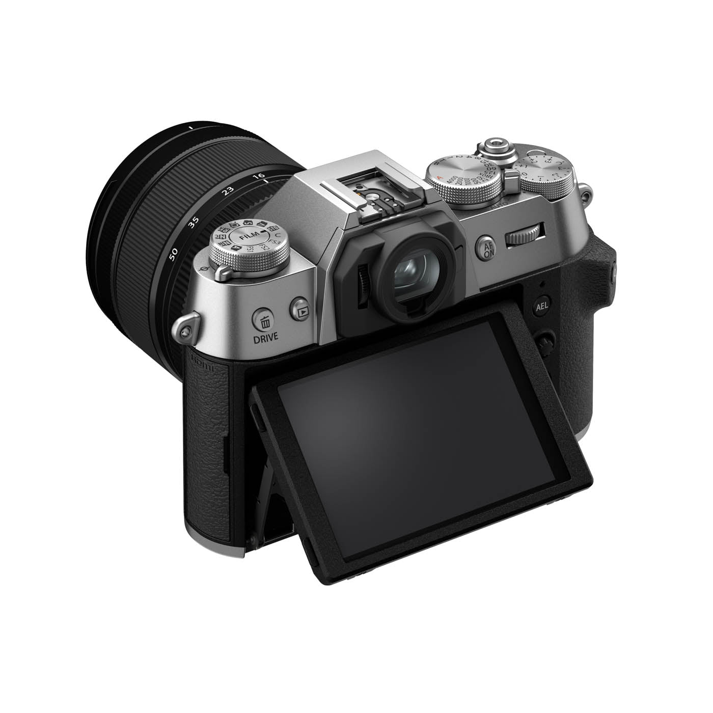 Fujifilm X-T50 Camera with XC 15-45mm F3.5-5.6 OIS PZ Lens - Silver