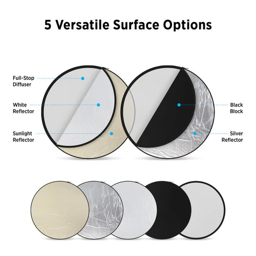 Westcott Illuminator QuickGrip 5-in-1 Reflector (30") - #1511