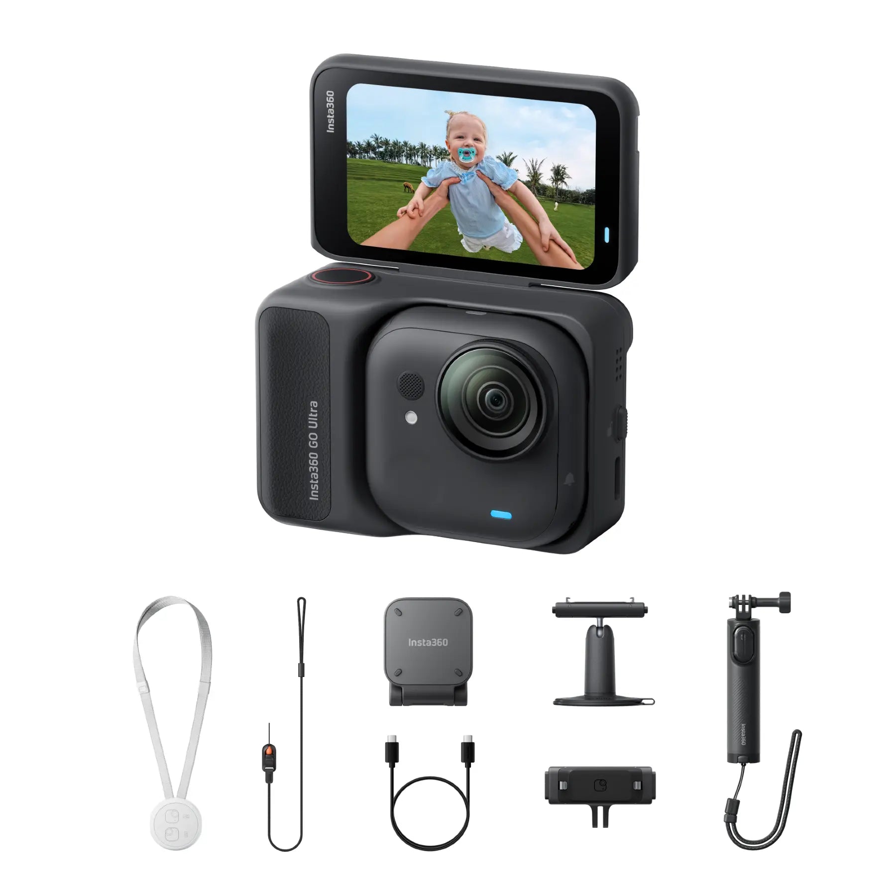 Insta360 GO Ultra Midnight Black - Creator Bundle