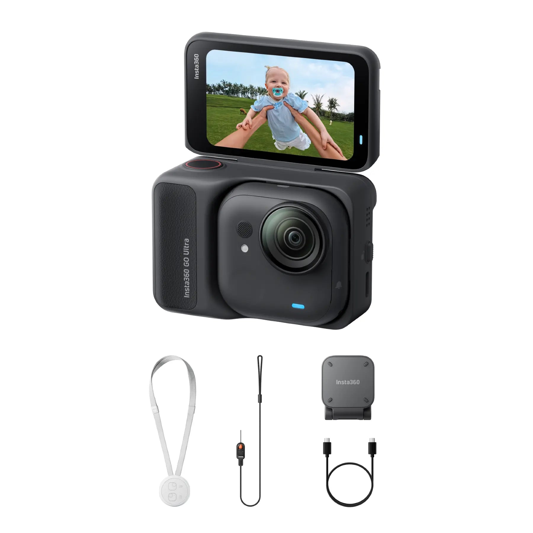 Insta360 GO Ultra Midnight Black - Standard Bundle