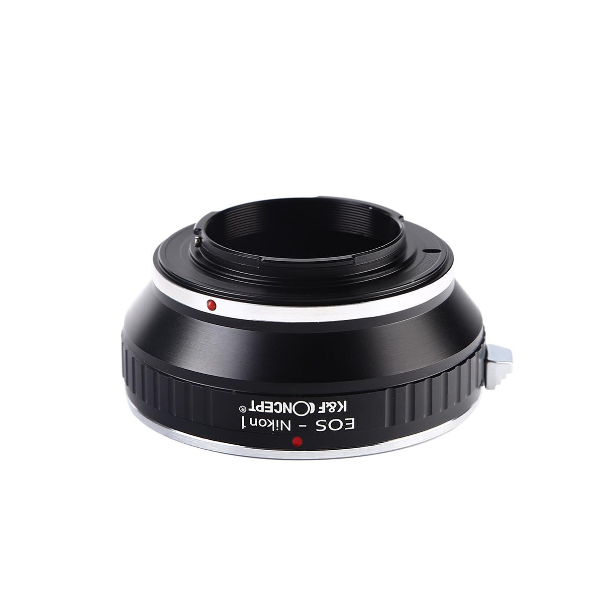 K&F Concept Lens Mount Adapter, Canon EOS EF Mount Lens to Nikon 1-Series Camera, fits Nikon V1, J1 Mirrorless Cameras, fits EOS EF, and EF-S Lenses