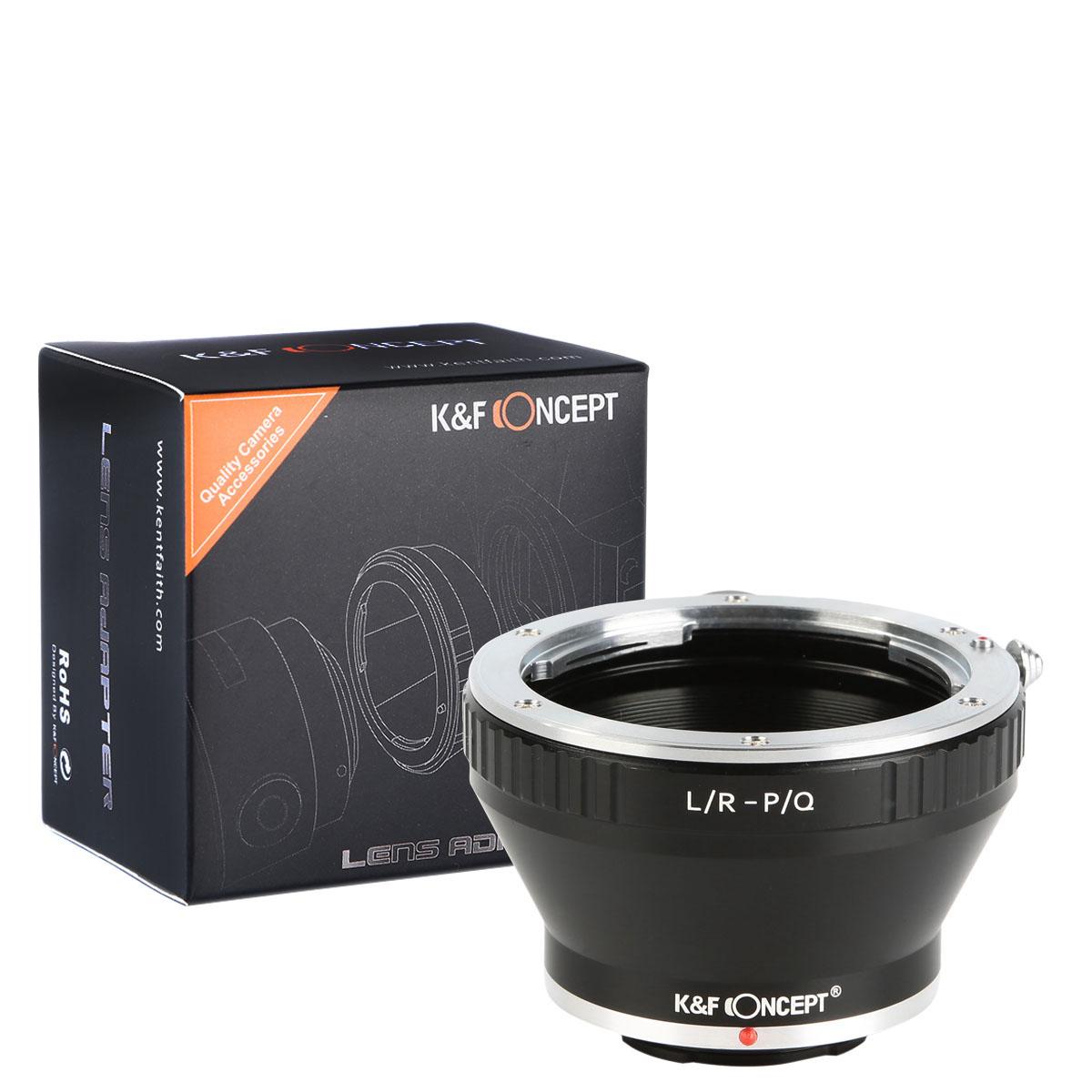 Image of K&F Concept Leica R Lenses to Pentax Q Camera Mount Adapter with Tripod Mount