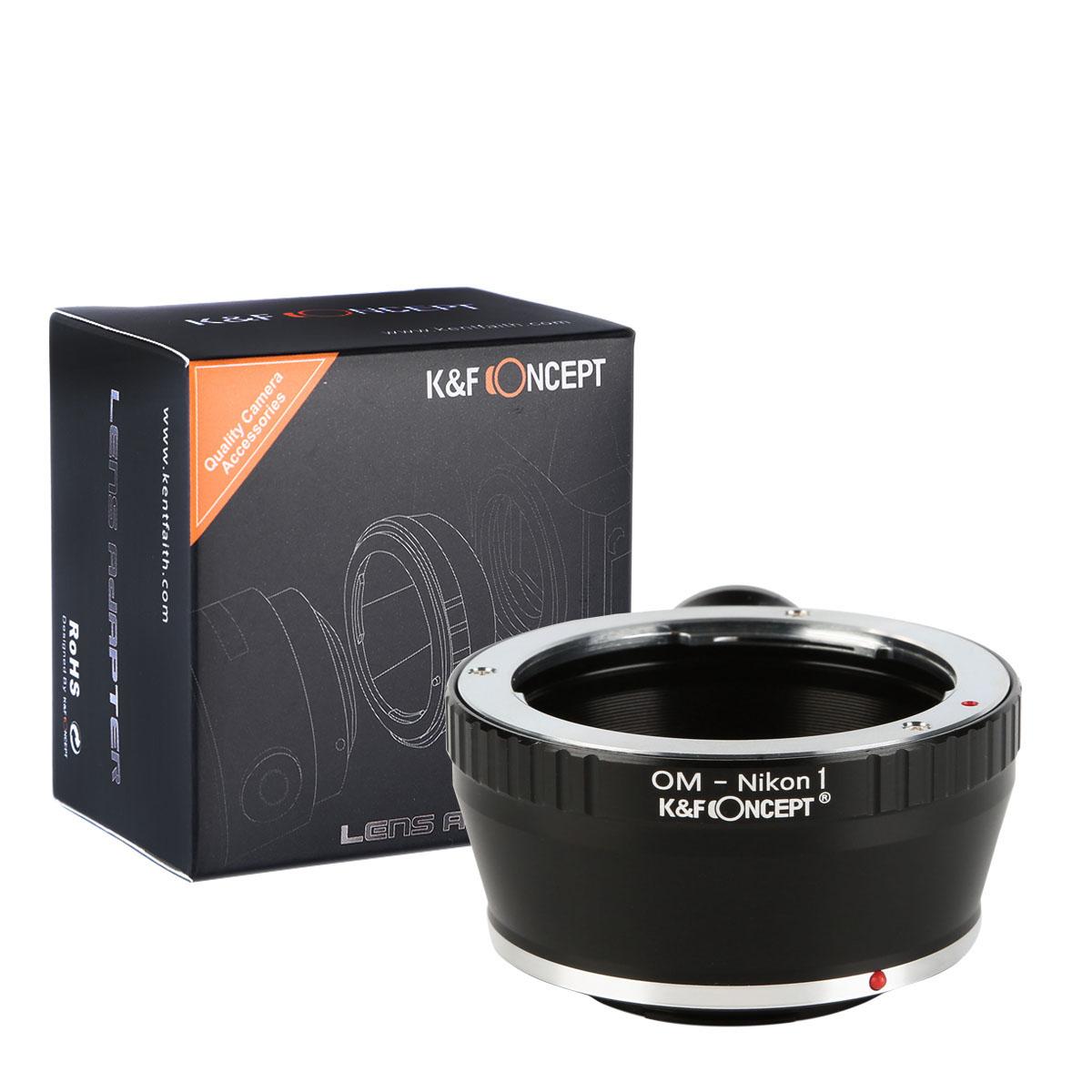 Product Image of K&F Concept Olympus OM Lenses to Nikon 1 Camera Mount Adapter