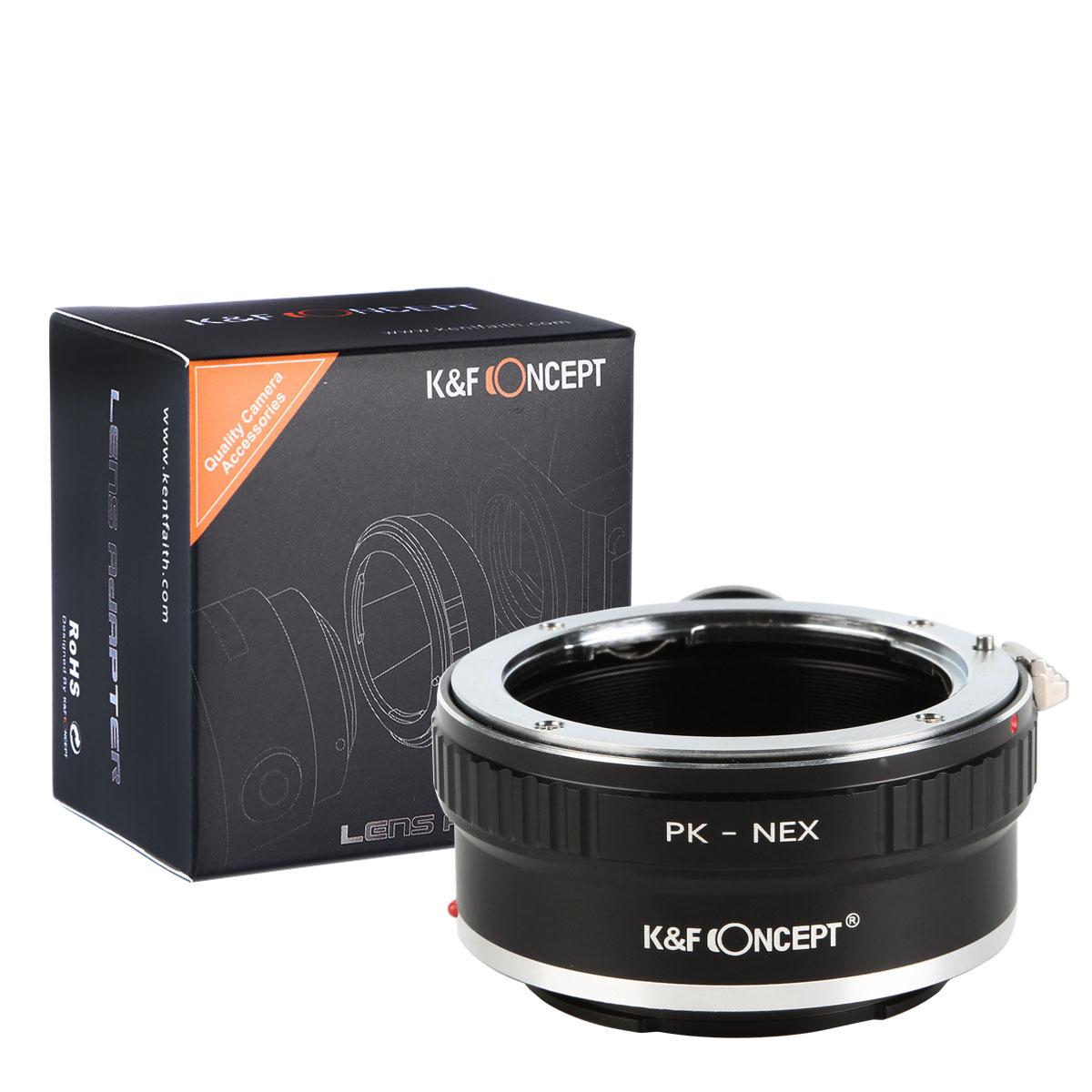 Pentax K Lenses to Sony E Lens Mount Adapter with Tripod Mount K&F Concept M17102 Lens Adapter