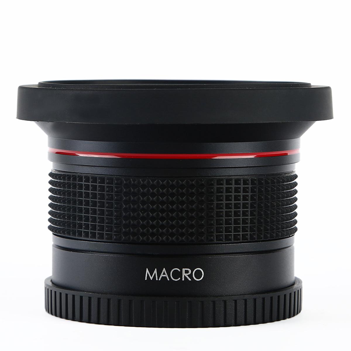 K&F Concept 52mm Fisheye Lens 0.35X HD Wide Angle with Macro Close Up