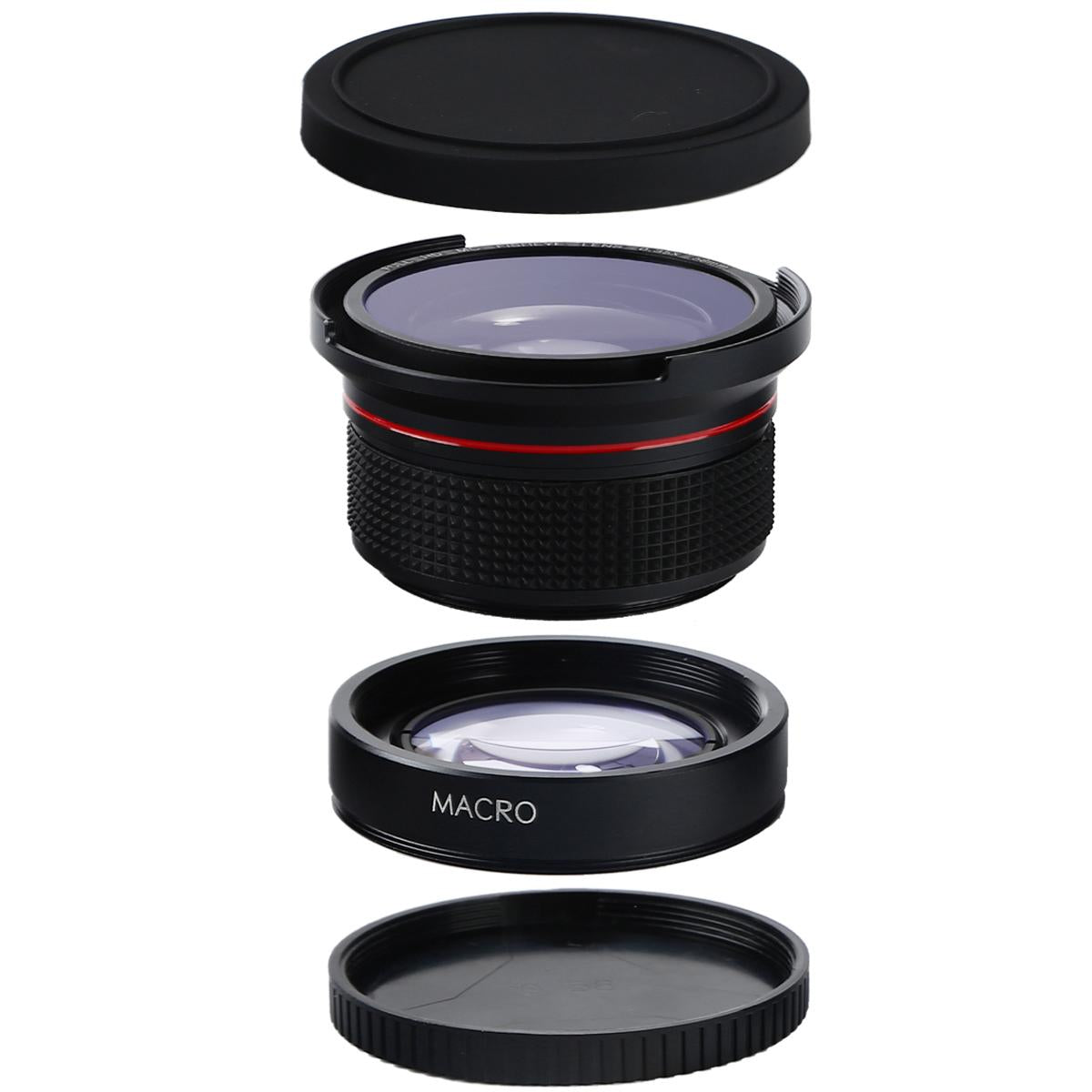 K&F Concept 52mm Fisheye Lens 0.35X HD Wide Angle with Macro Close Up