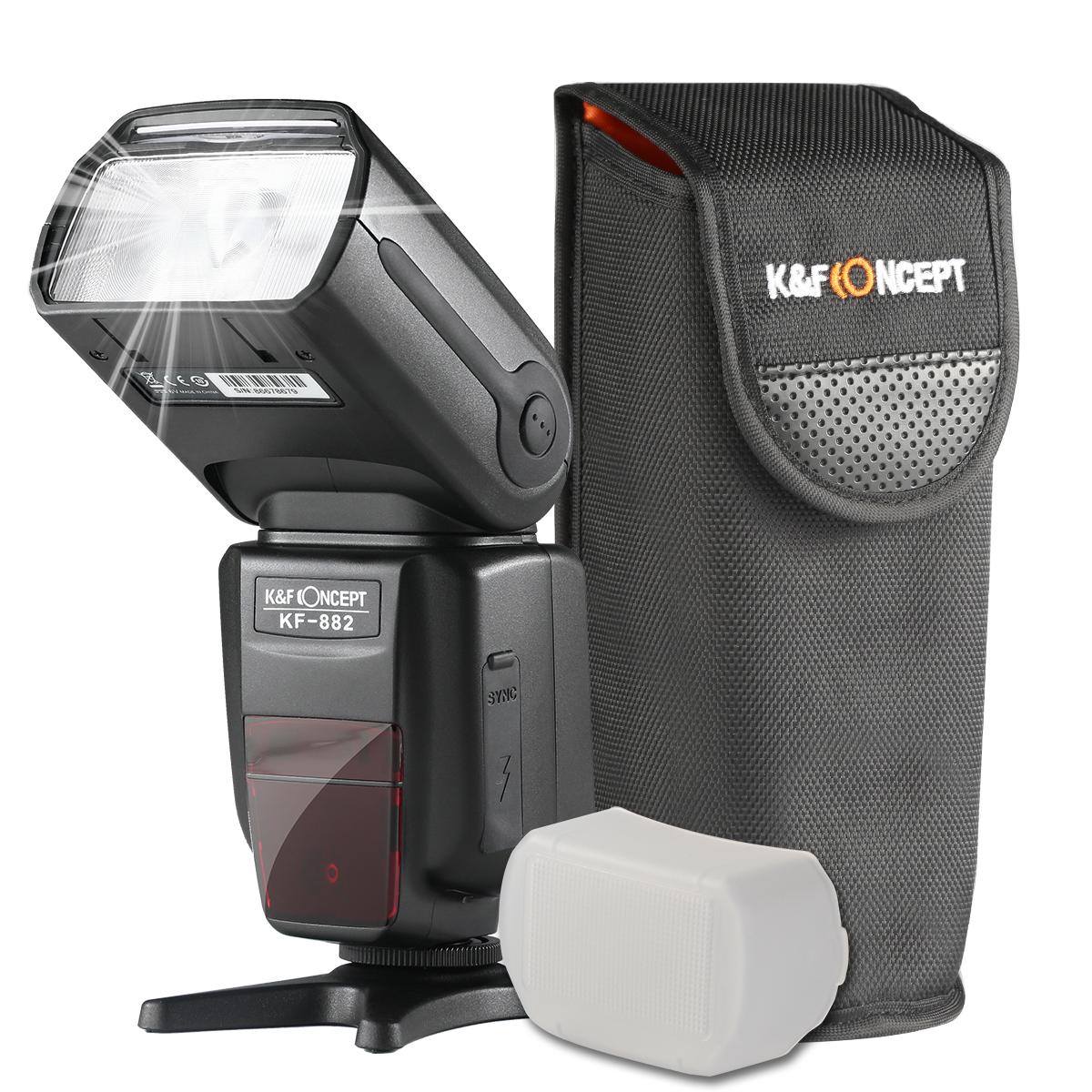 Image of K&F Concept 882 i-TTL HSS Flash for Nikon GN58 1/8000s High Speed Sync