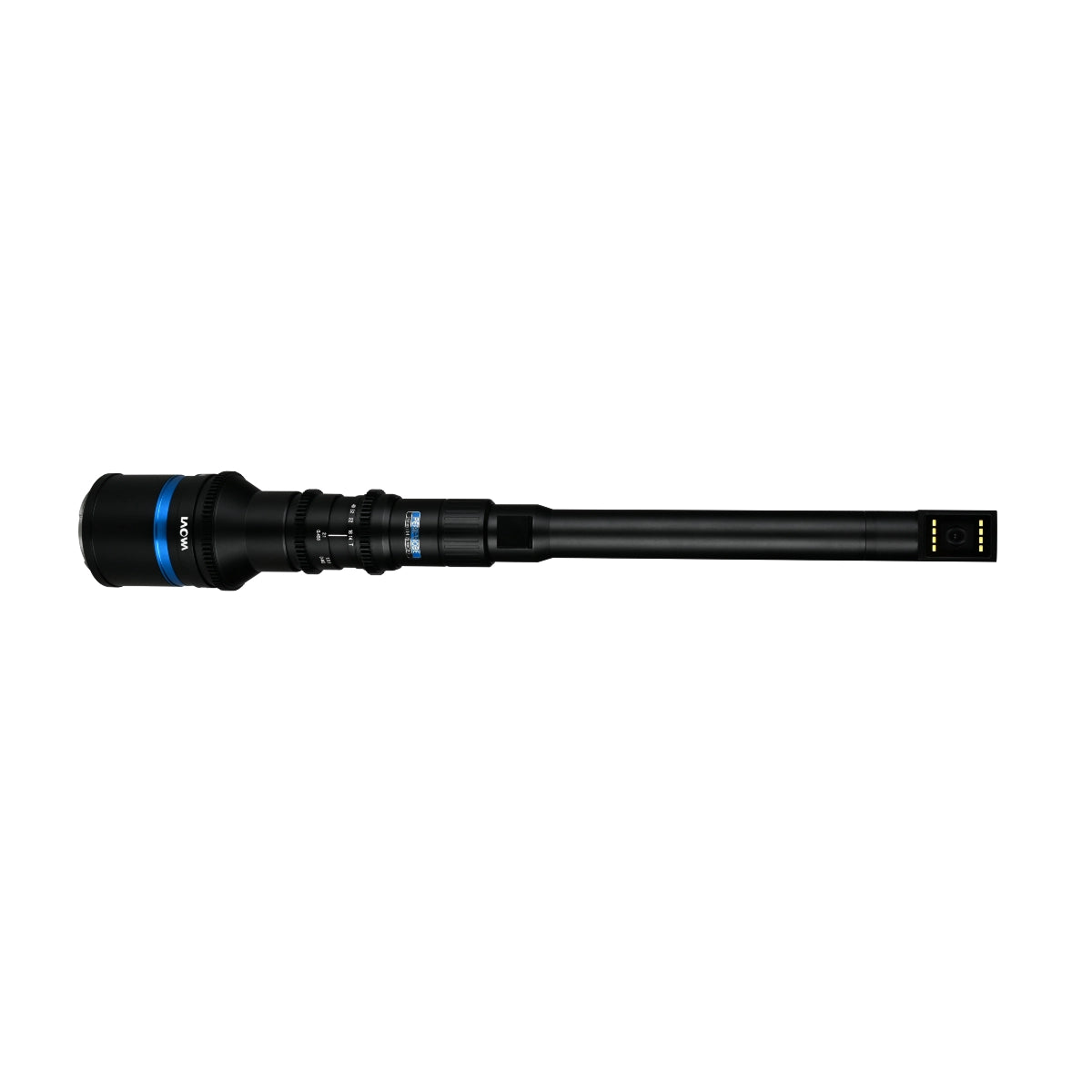 Laowa 24mm T14 2x Periprobe CINE Macro Lens side angle