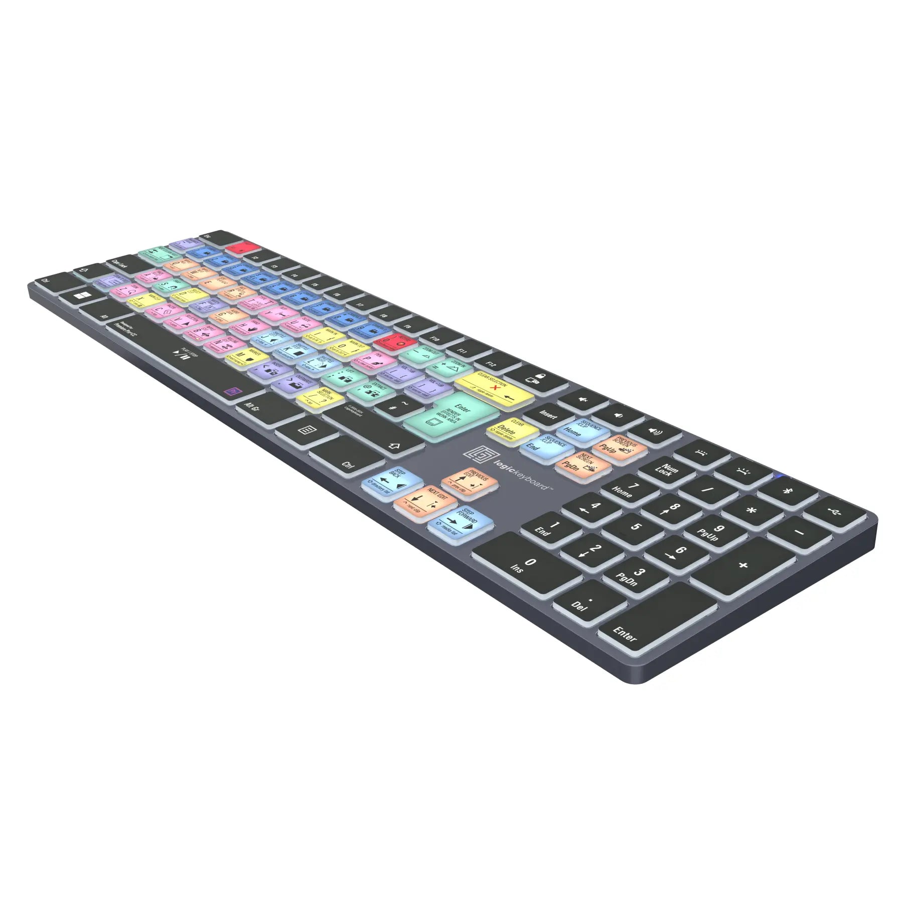 LogicKeyboard - Adobe Premiere Pro CC TITAN Wireless Backlit Keyboard - Windows