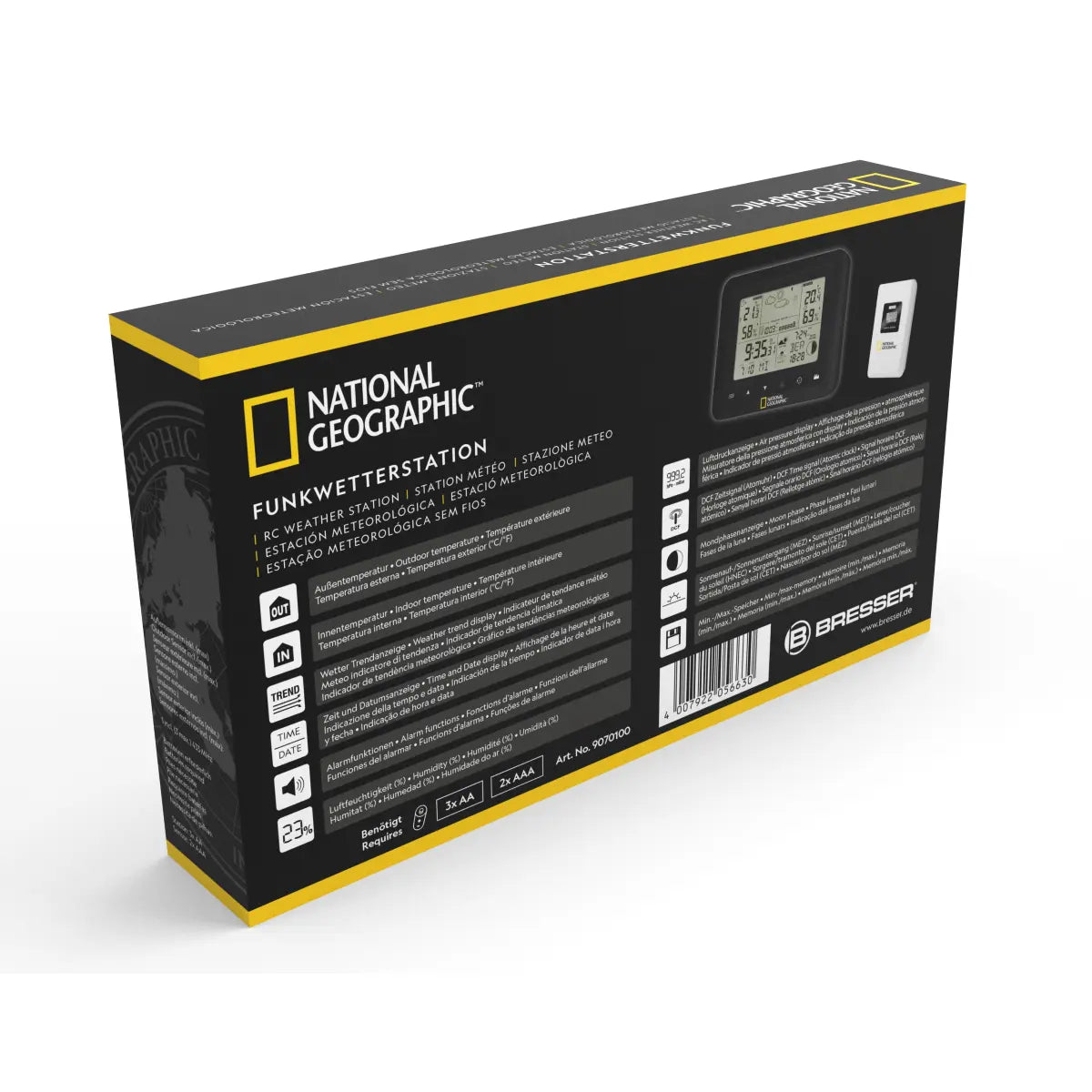 National Geographic weather station packaging on a white background