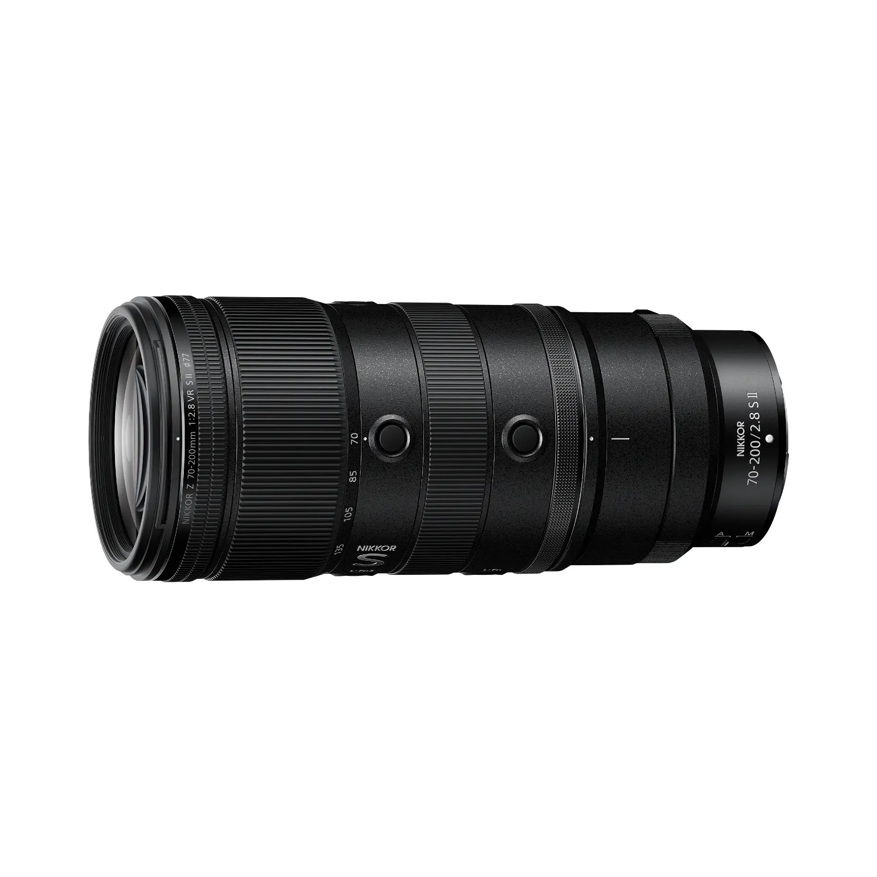 Camera lens on a white background