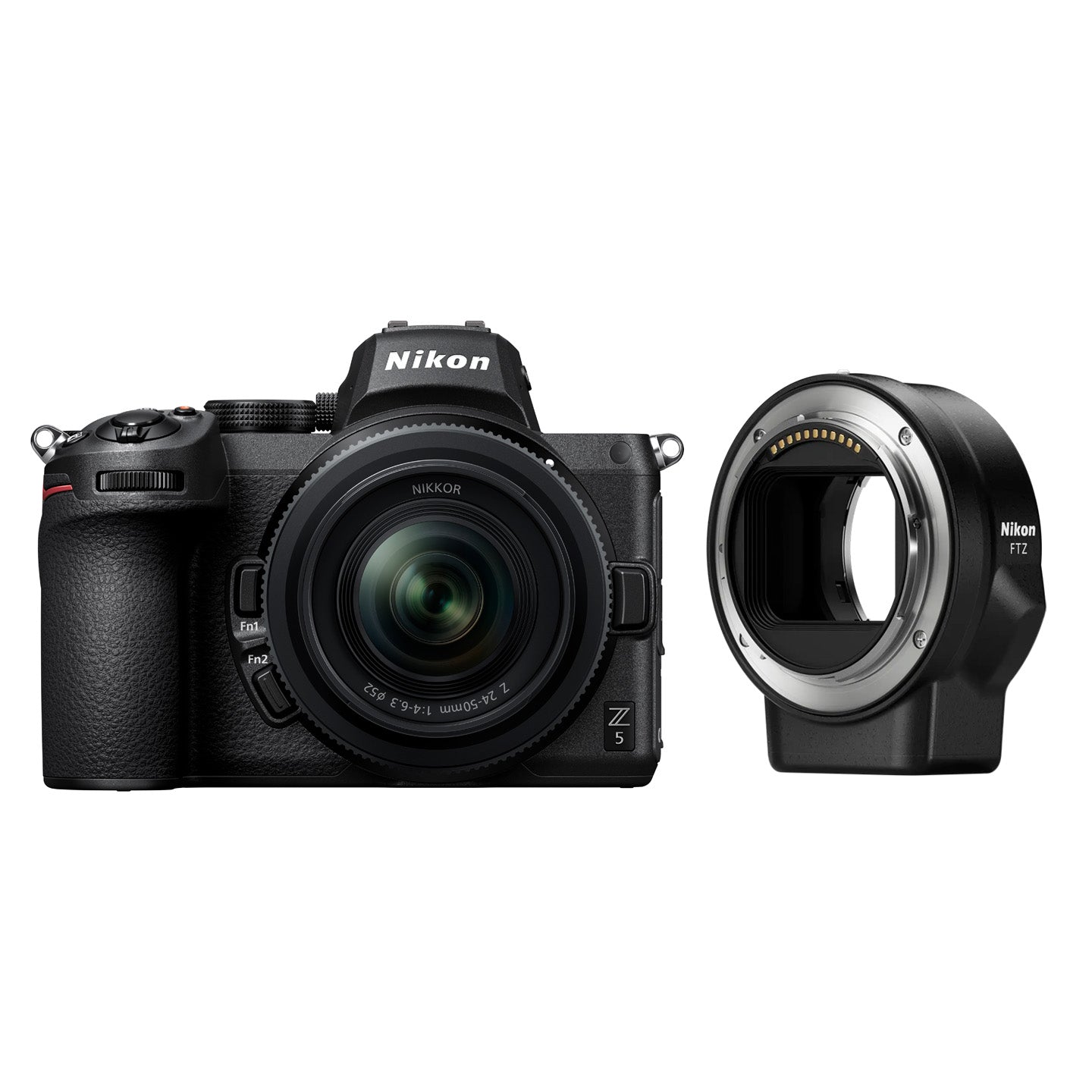 Nikon Z5 Mirrorless Digital Camera with 24-50mm F4-6.3 Lens & FTZ Adapter