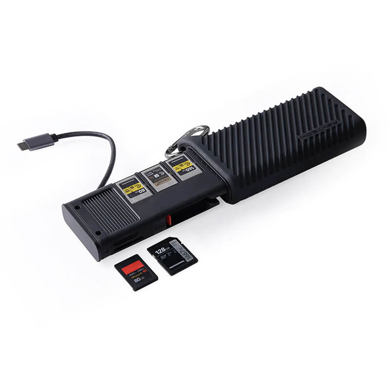 PGYTech Createmate CFexpress (Type-A) & SD Card Reader & Memory Card Storage Case - Black