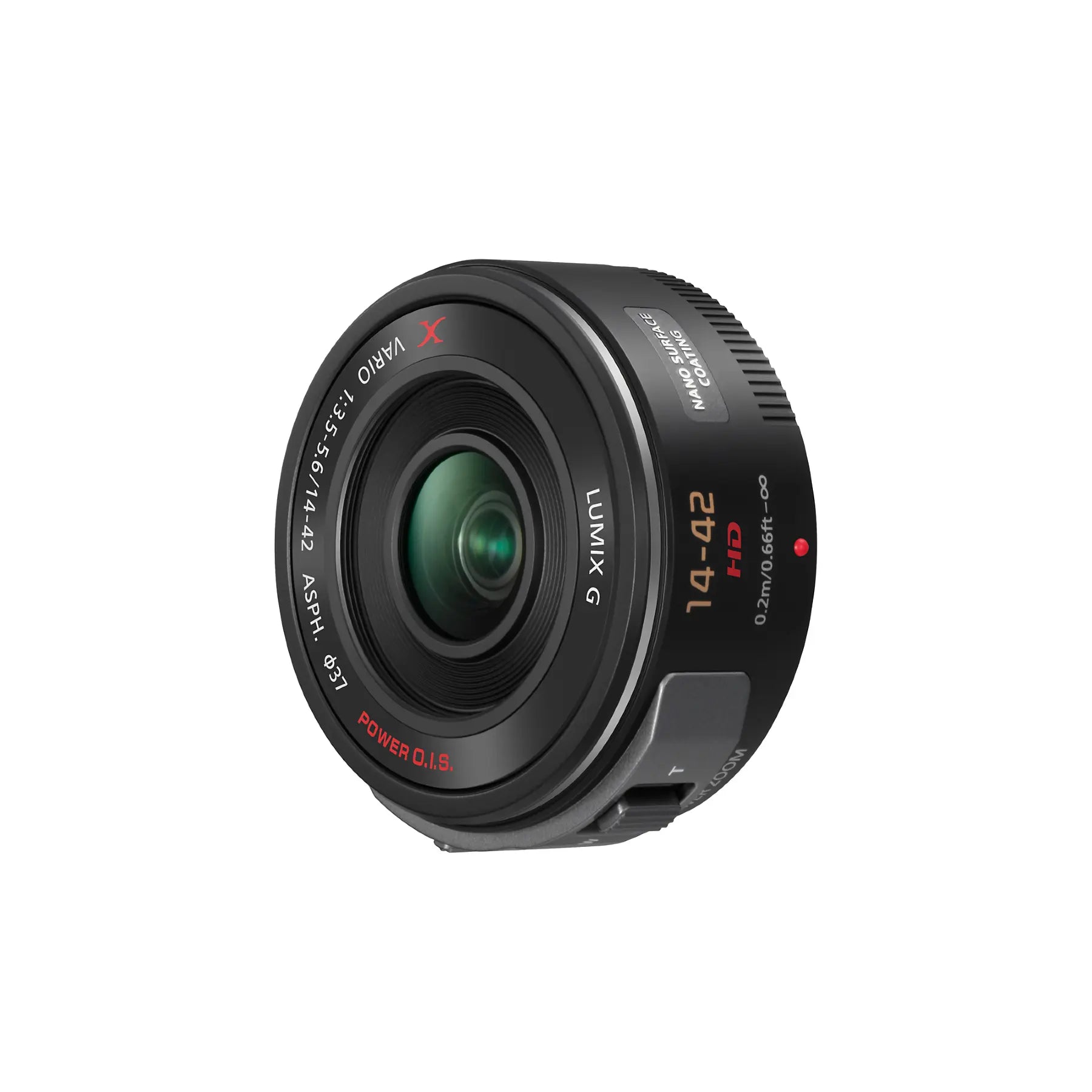 Panasonic Lumix G X Vario PZ 14-42mm Powerzoom Interchangeable Lens - Black