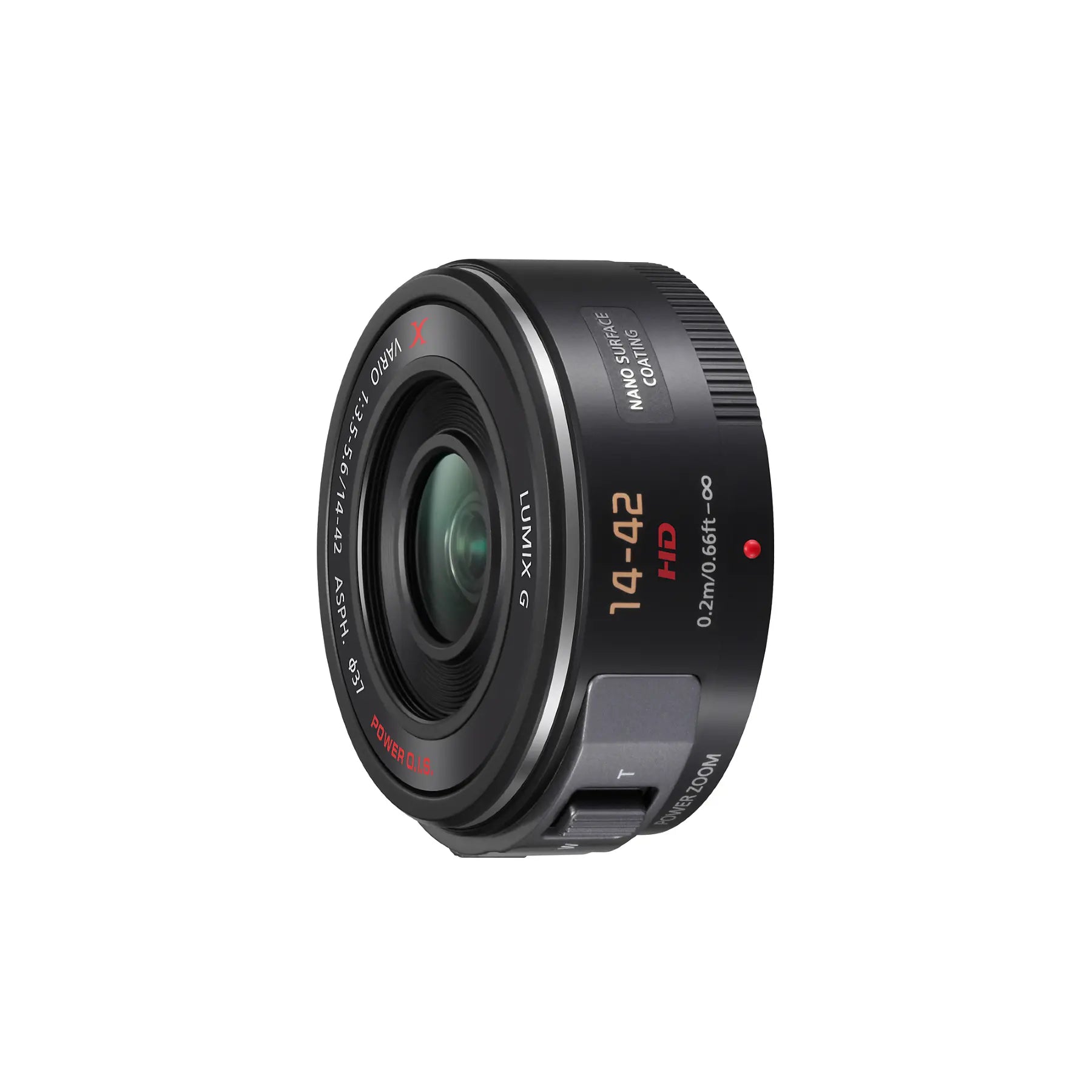 Panasonic Lumix G X Vario PZ 14-42mm Powerzoom Interchangeable Lens - Black