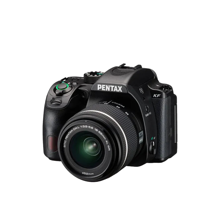 Pentax camera on a white background