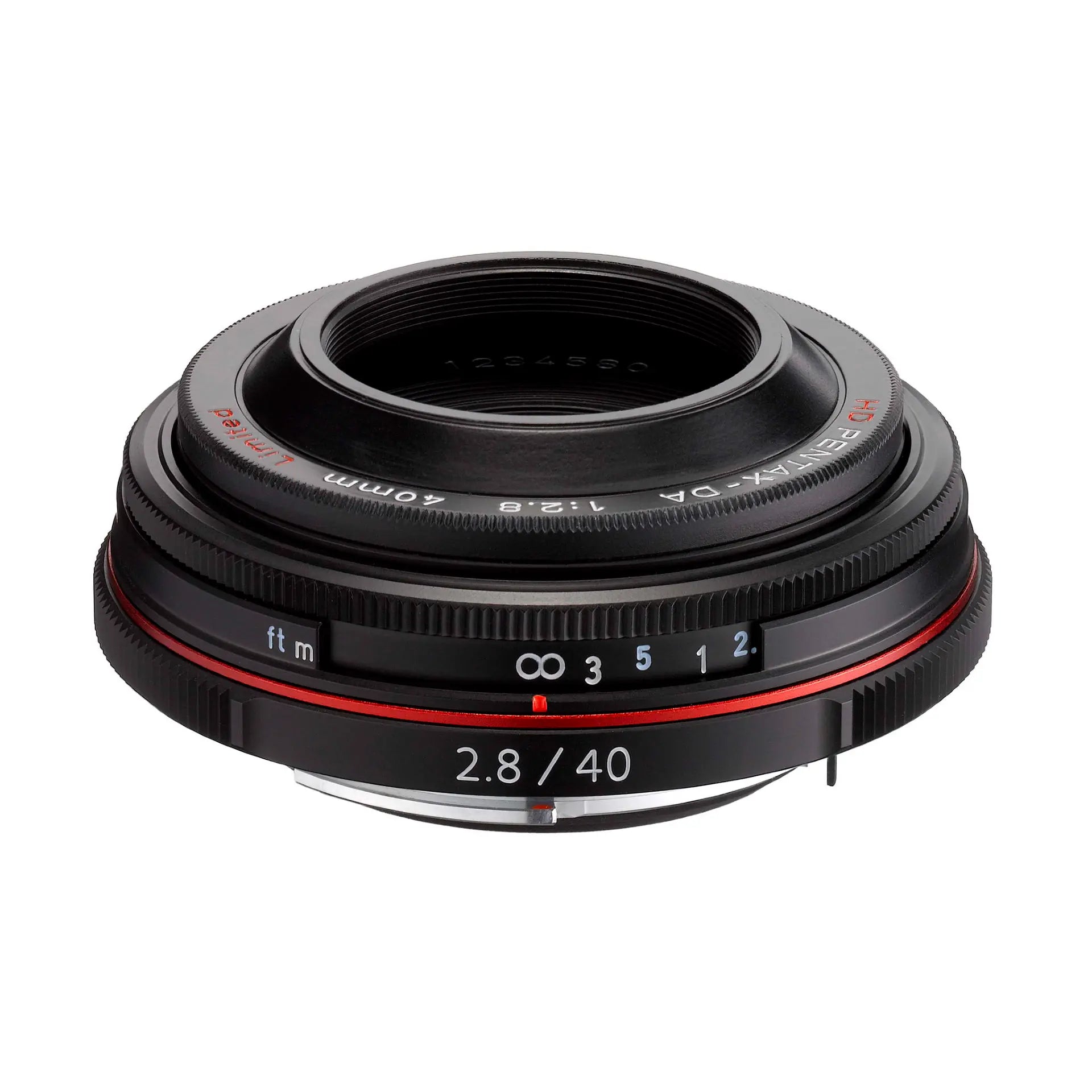 Pentax HD DA Limited 40mm F2.8 Lens - Black