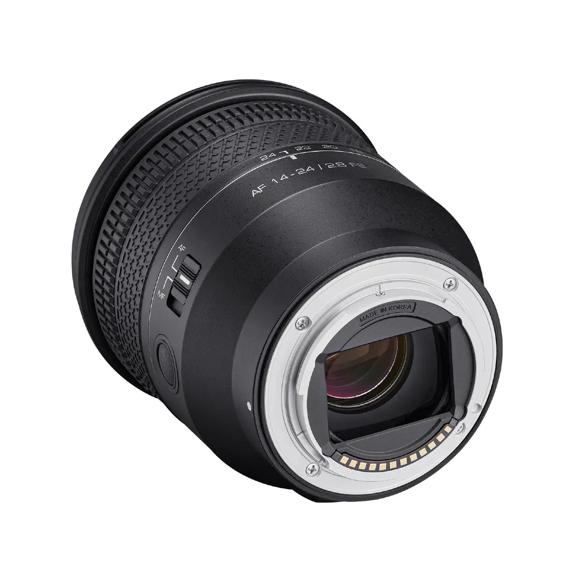 Samyang AF 14-24mm F2.8 - Sony FE back side angle
