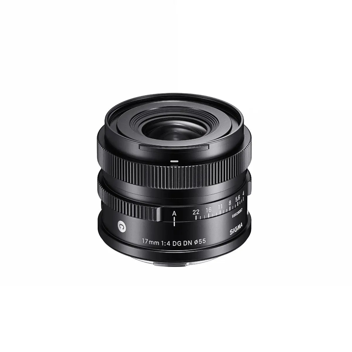 Sigma AF 17mm F/4 DG I Contemporary Lens - Sony E Fit top front