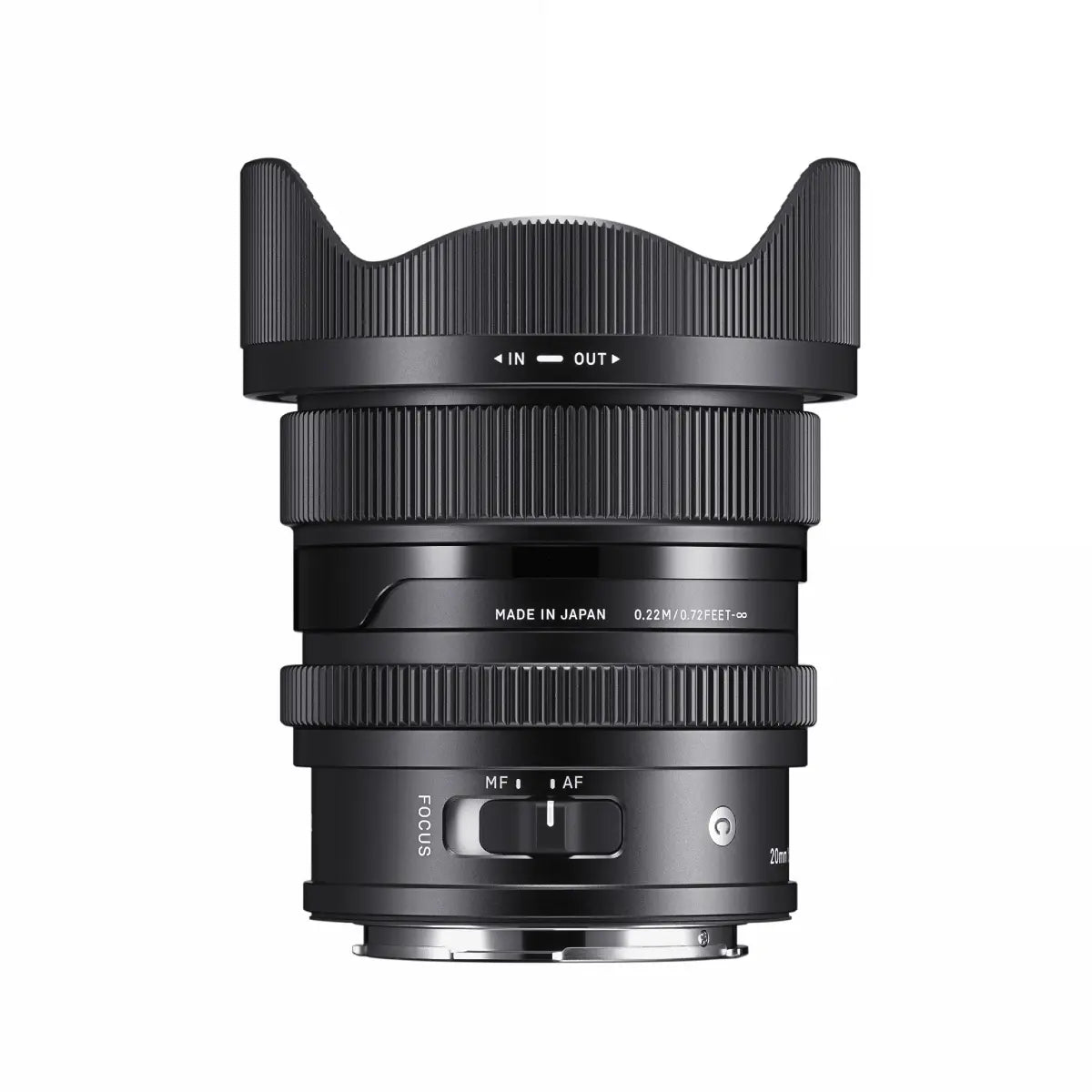 Sigma AF 20mm F/2 DG I Contemporary Lens - L Mount side