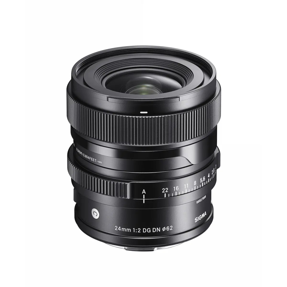 Sigma AF 24mm F/2 DG I Contemporary Lens - L Mount top front